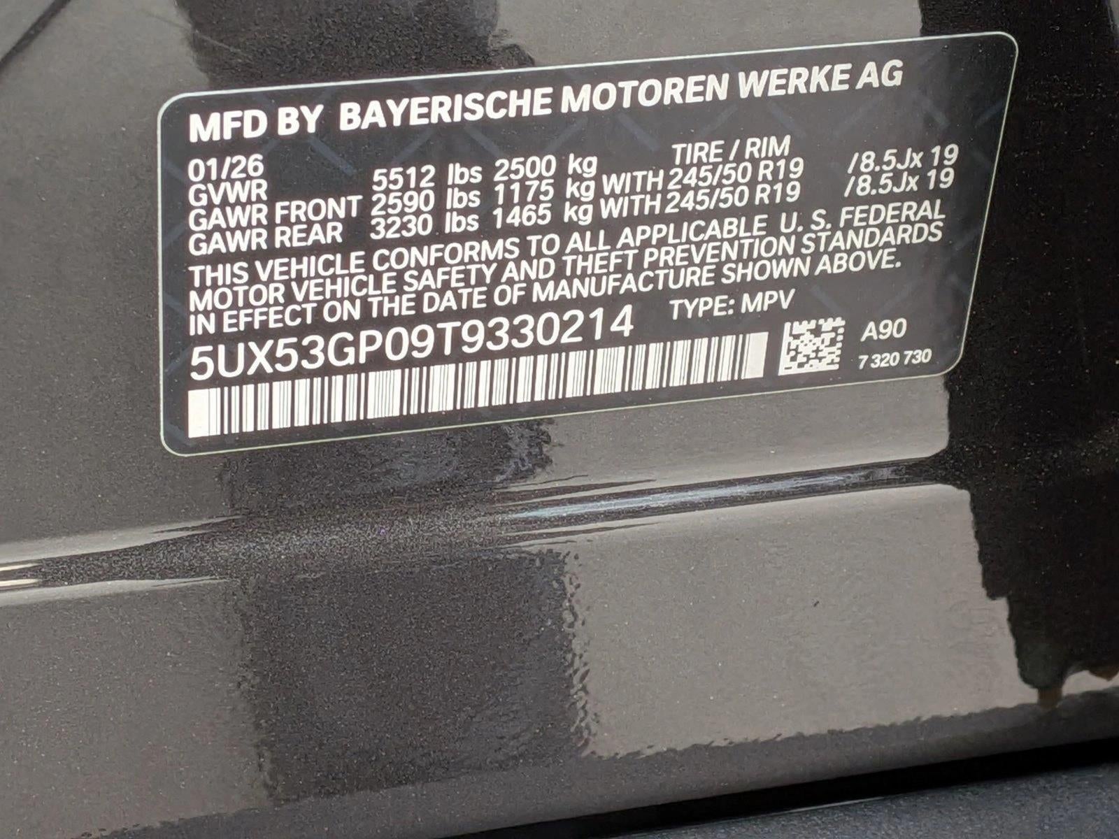 2026 BMW X3 30 xDrive Sports Activity Vehicle