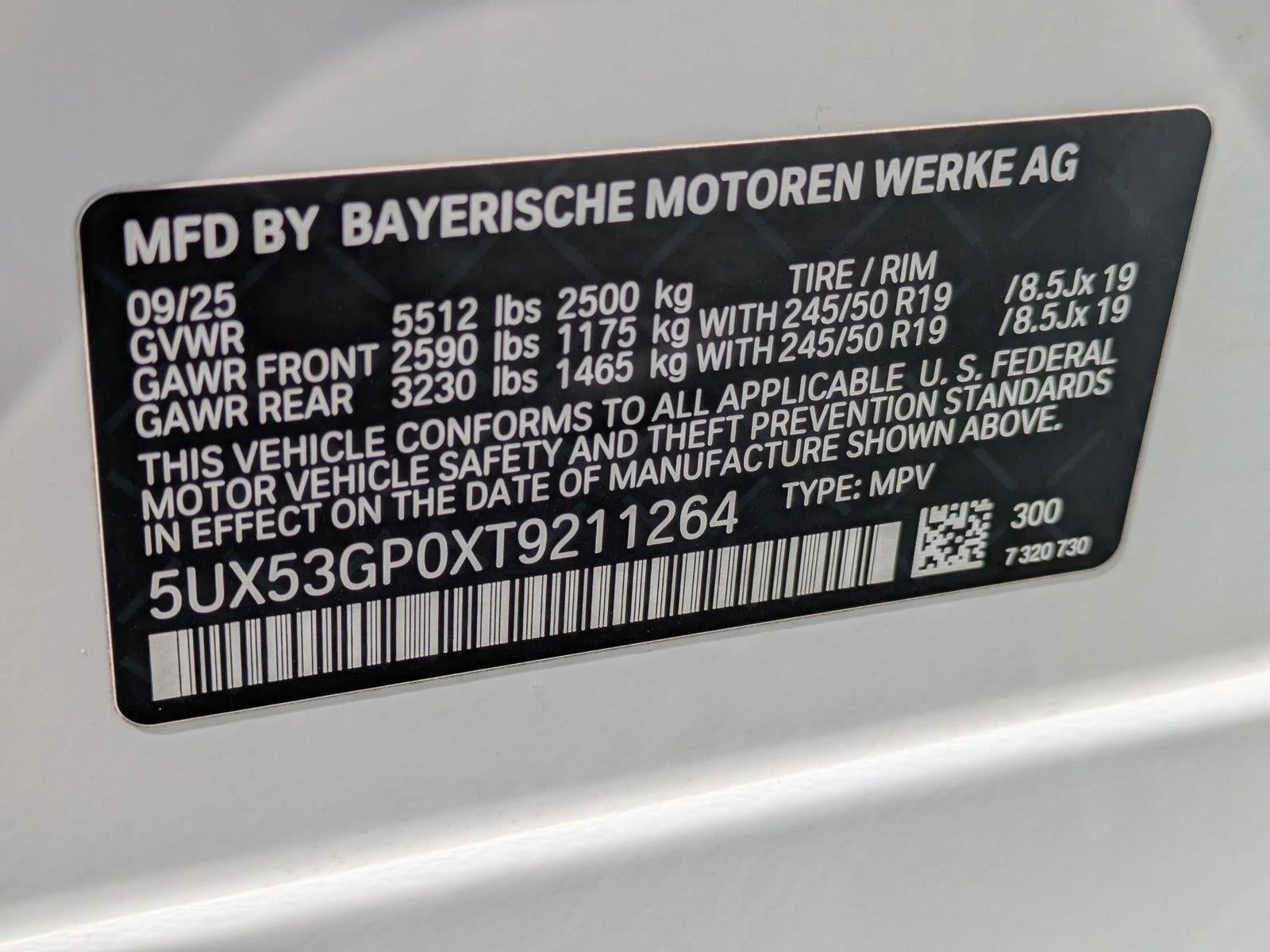 2026 BMW X3 30 xDrive Sports Activity Vehicle