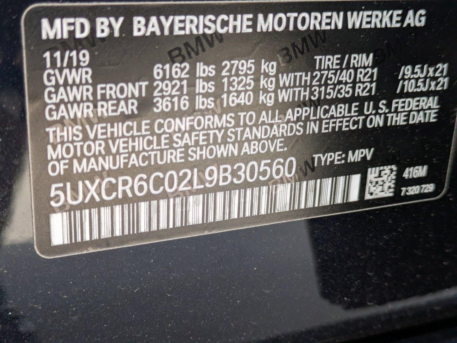 2020 BMW X5 xDrive40i Sports Activity Vehicle