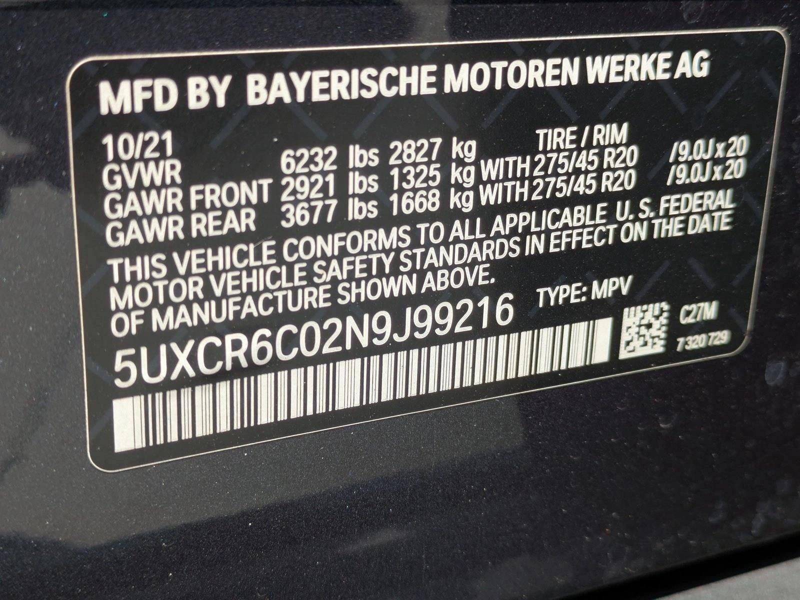 2022 BMW X5 xDrive40i Sports Activity Vehicle