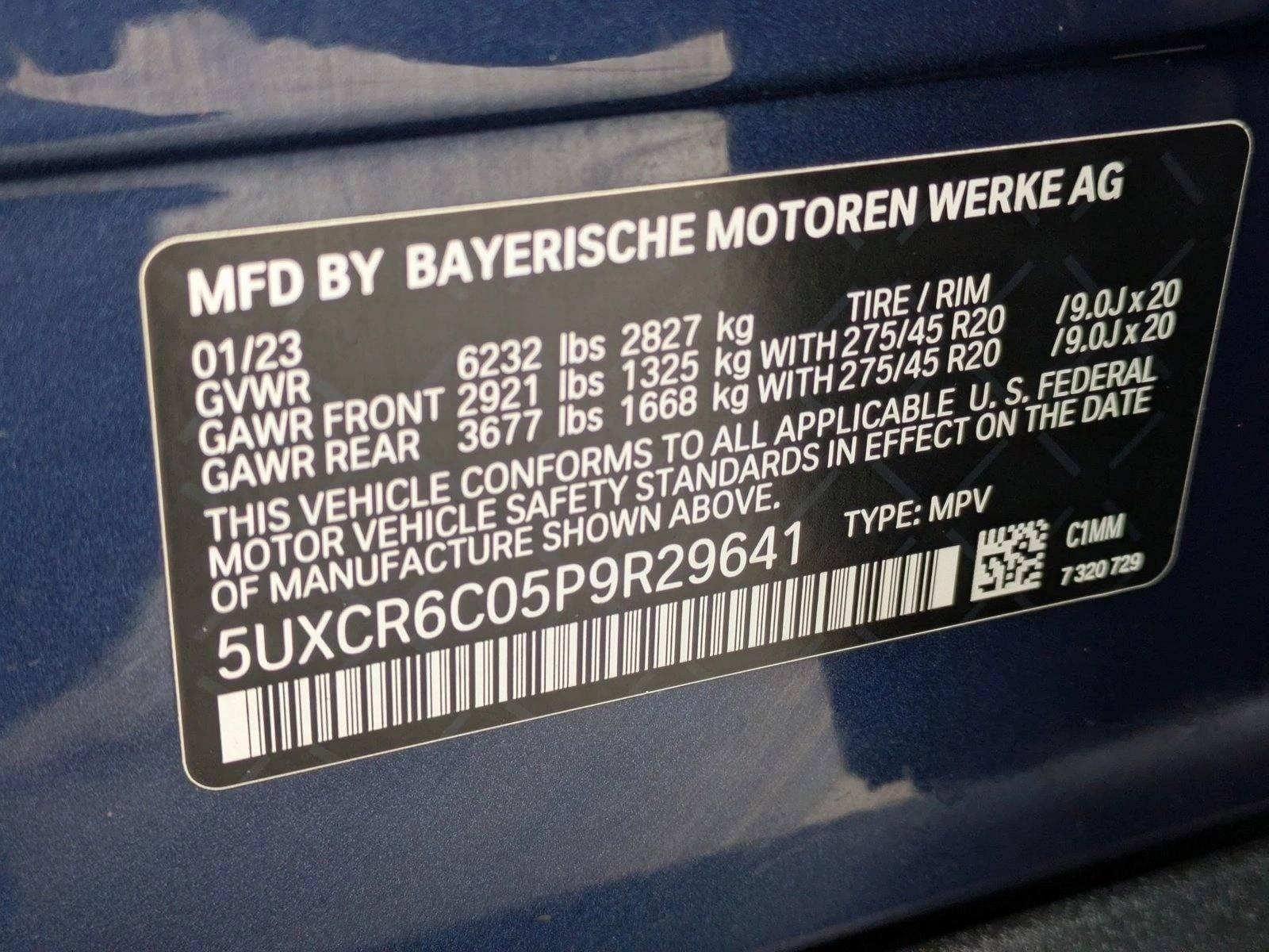 2023 BMW X5 xDrive40i Sports Activity Vehicle