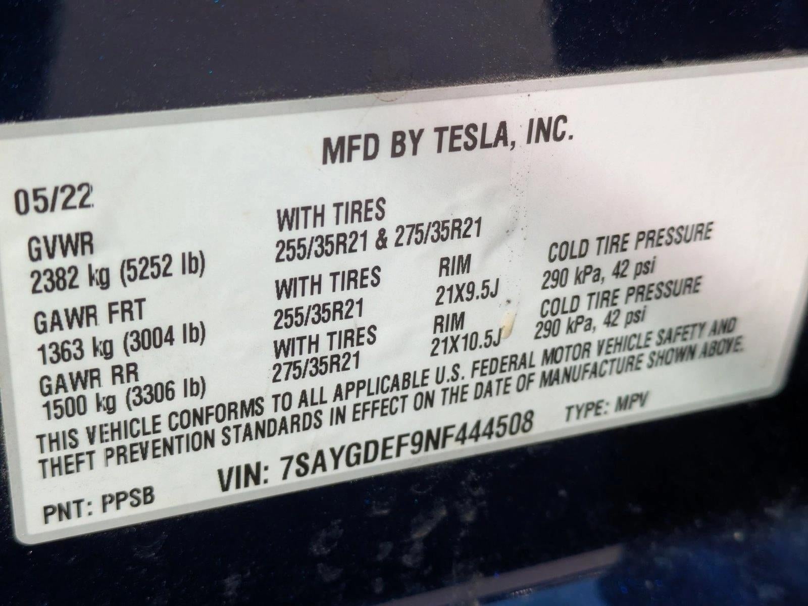 2022 Tesla Model Y Performance AWD