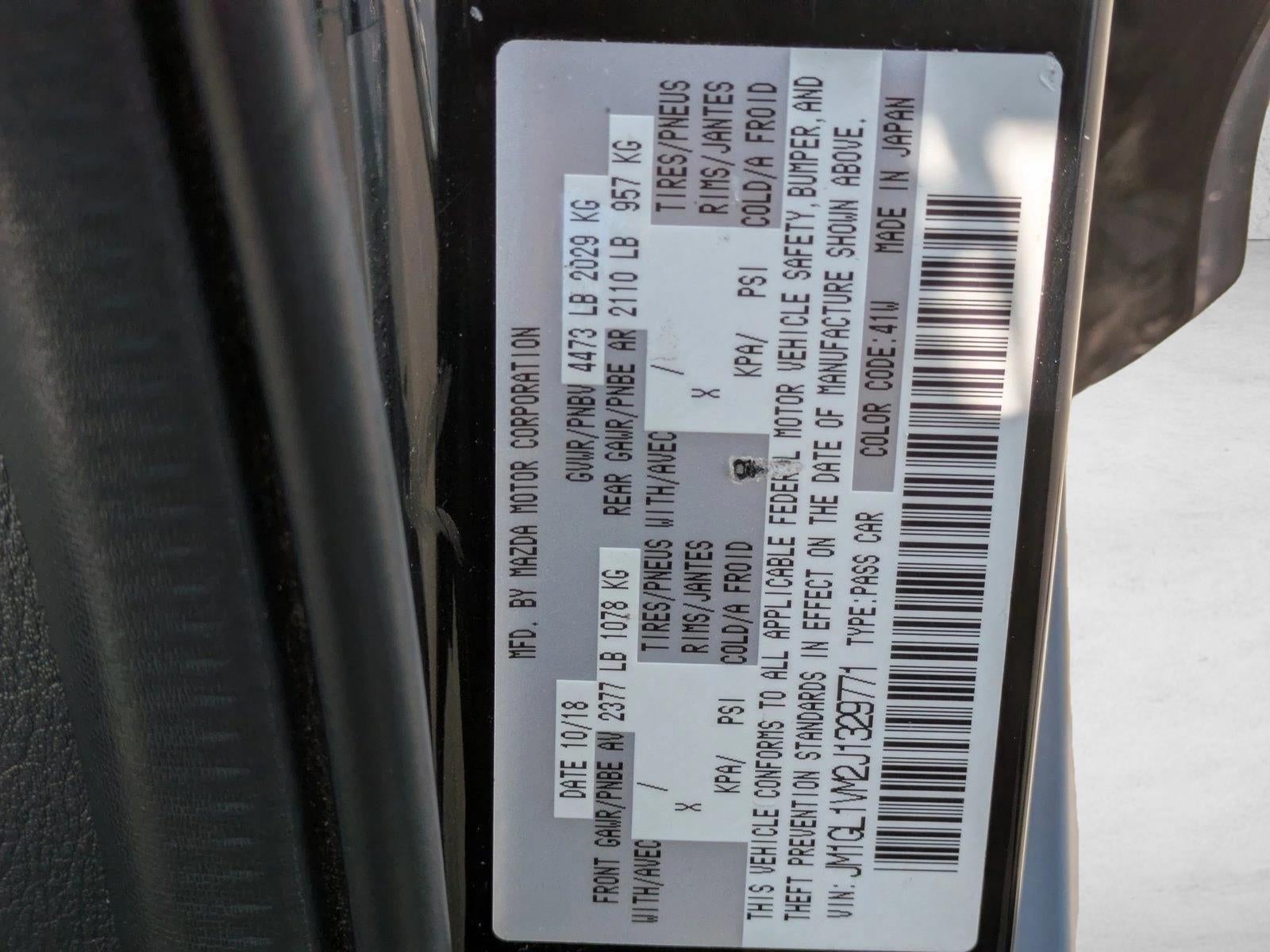 2018 Mazda Mazda6 Touring Auto