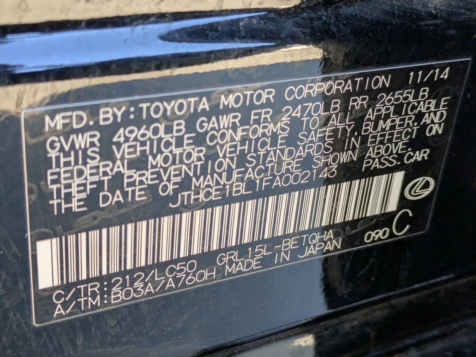 2015 Lexus GS 350 4dr Sdn AWD