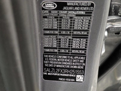 2024 Land Rover Range Rover Evoque Dynamic SE AWD