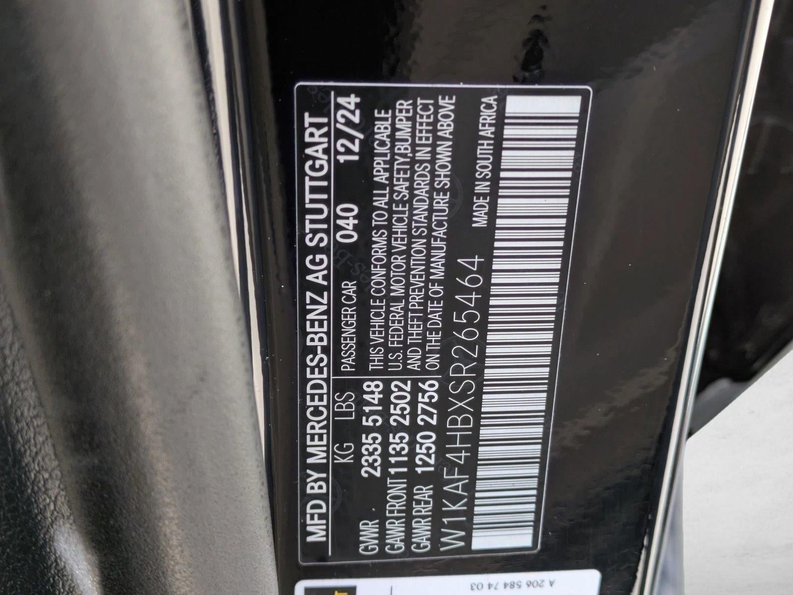 2025 Mercedes-Benz C-Class C 300 4MATIC® Sedan