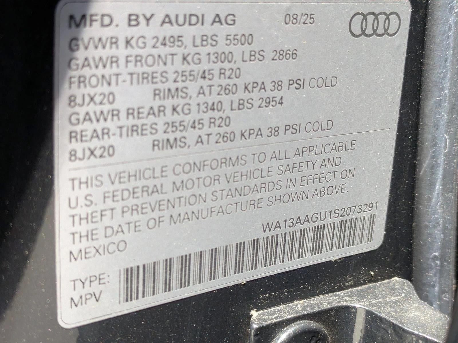 2025 Audi Q5 Prestige 2.0 TFSI quattro