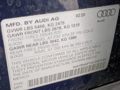 2020 Audi Q5 Premium Plus 45 TFSI quattro