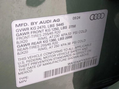 2025 Audi Q5 S line Premium Plus 45 TFSI quattro