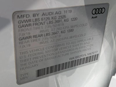 2020 Audi Q3 S line Premium Plus 45 TFSI quattro