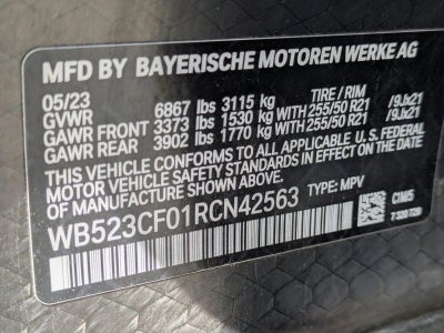 2024 BMW iX Sports Activity Vehicle