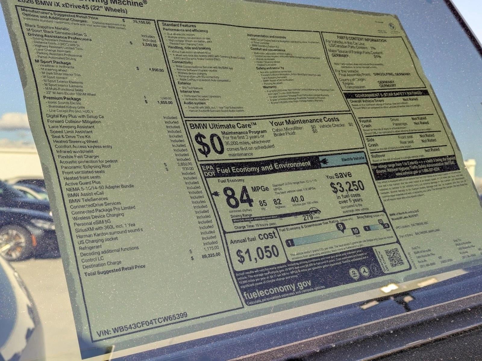2026 BMW iX Sports Activity Vehicle