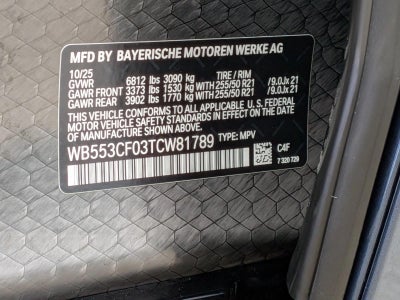 2026 BMW iX Sports Activity Vehicle