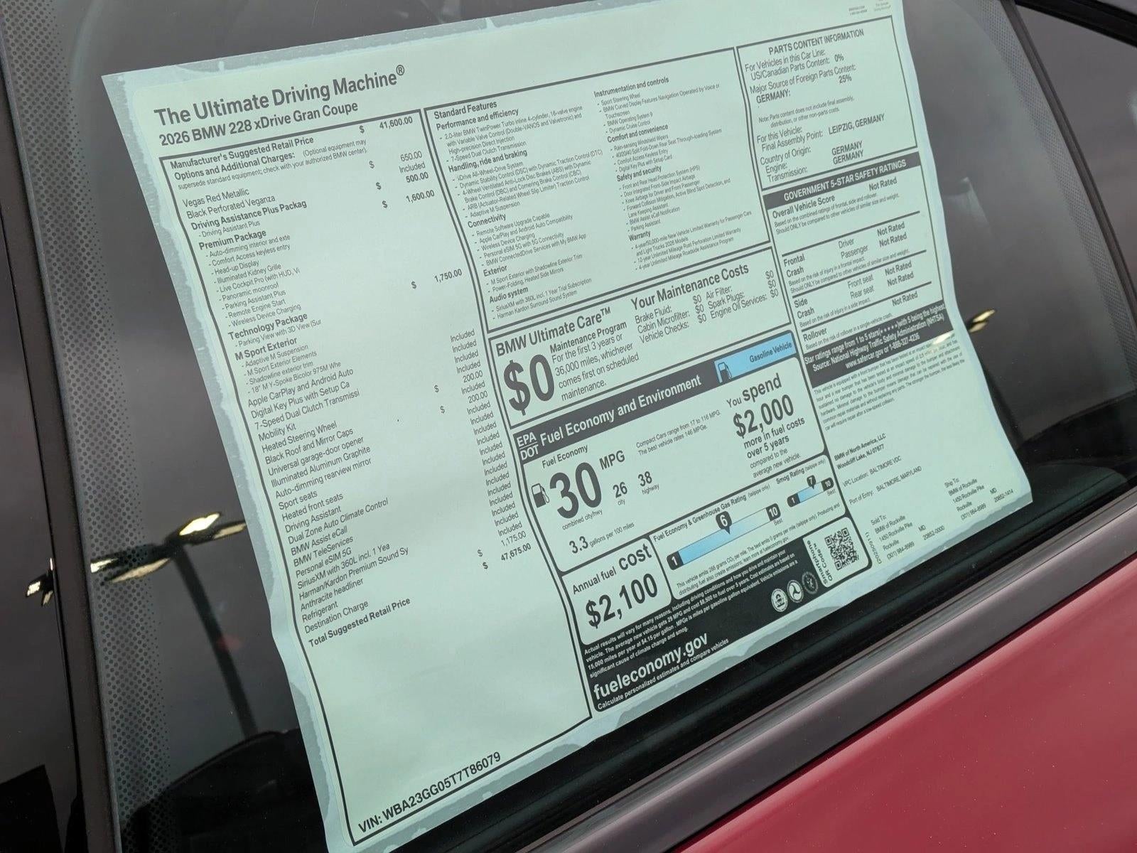 2026 BMW 228 xDrive Gran Coupe