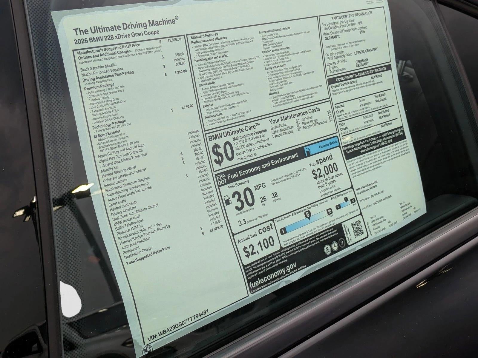 2026 BMW 228 xDrive Gran Coupe