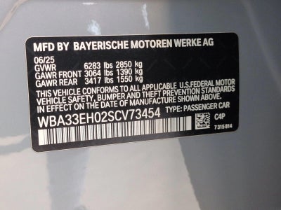 2025 BMW 740i xDrive Sedan