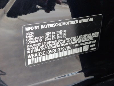 2024 BMW 760i xDrive Sedan