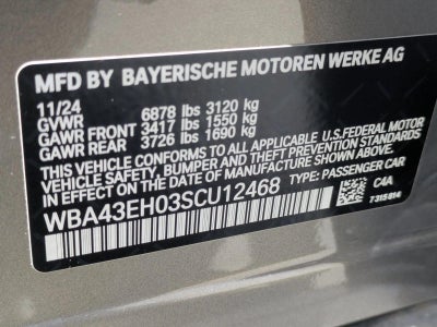 2025 BMW 750e xDrive Plug-In Hybrid