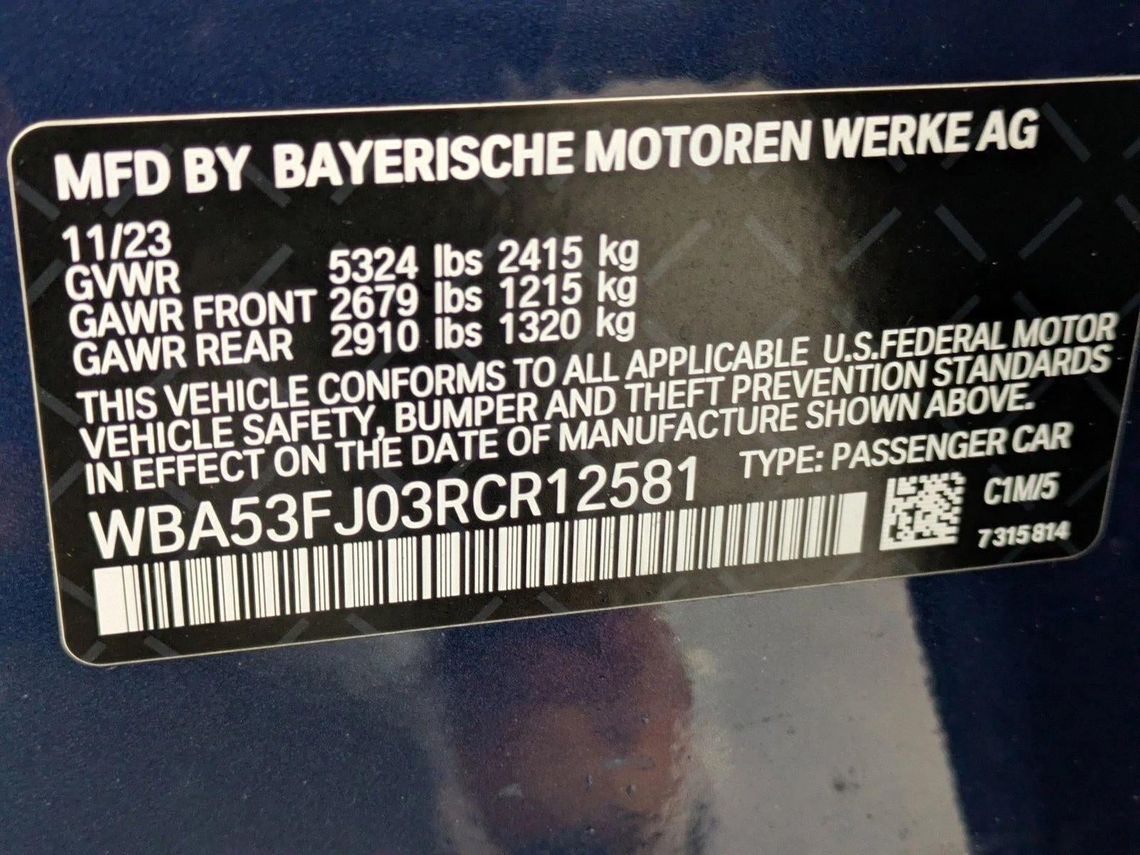 2024 BMW 530i xDrive Sedan