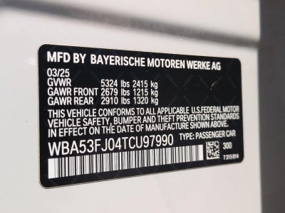 2026 BMW 530i xDrive Sedan