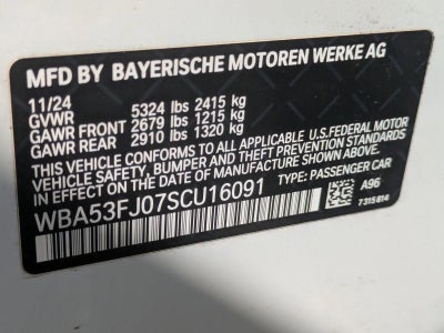 2025 BMW 530i xDrive Sedan