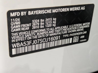 2025 BMW 530i xDrive Sedan
