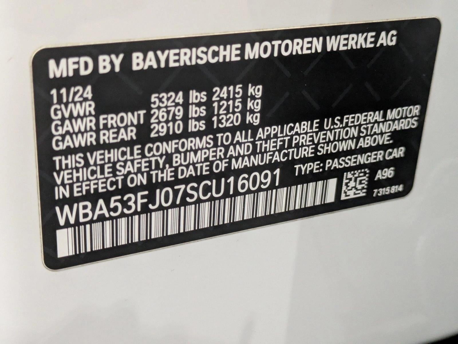 2025 BMW 530i xDrive Sedan