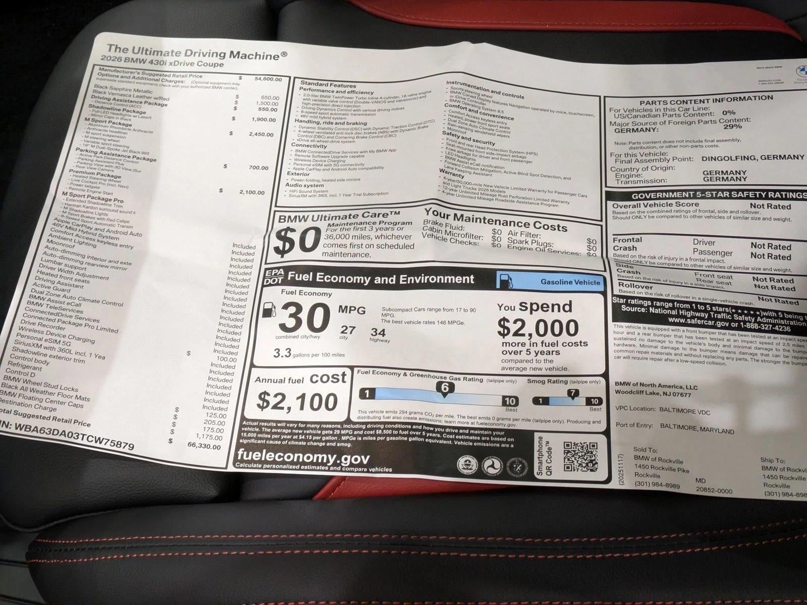 2026 BMW 430i xDrive Coupe