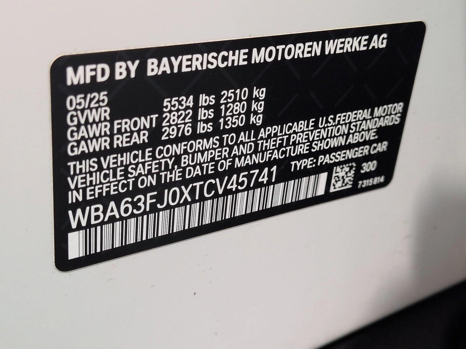 2026 BMW 540i xDrive Sedan