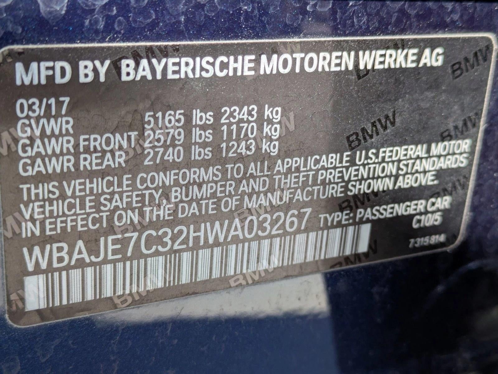 2017 BMW 540i xDrive Sedan