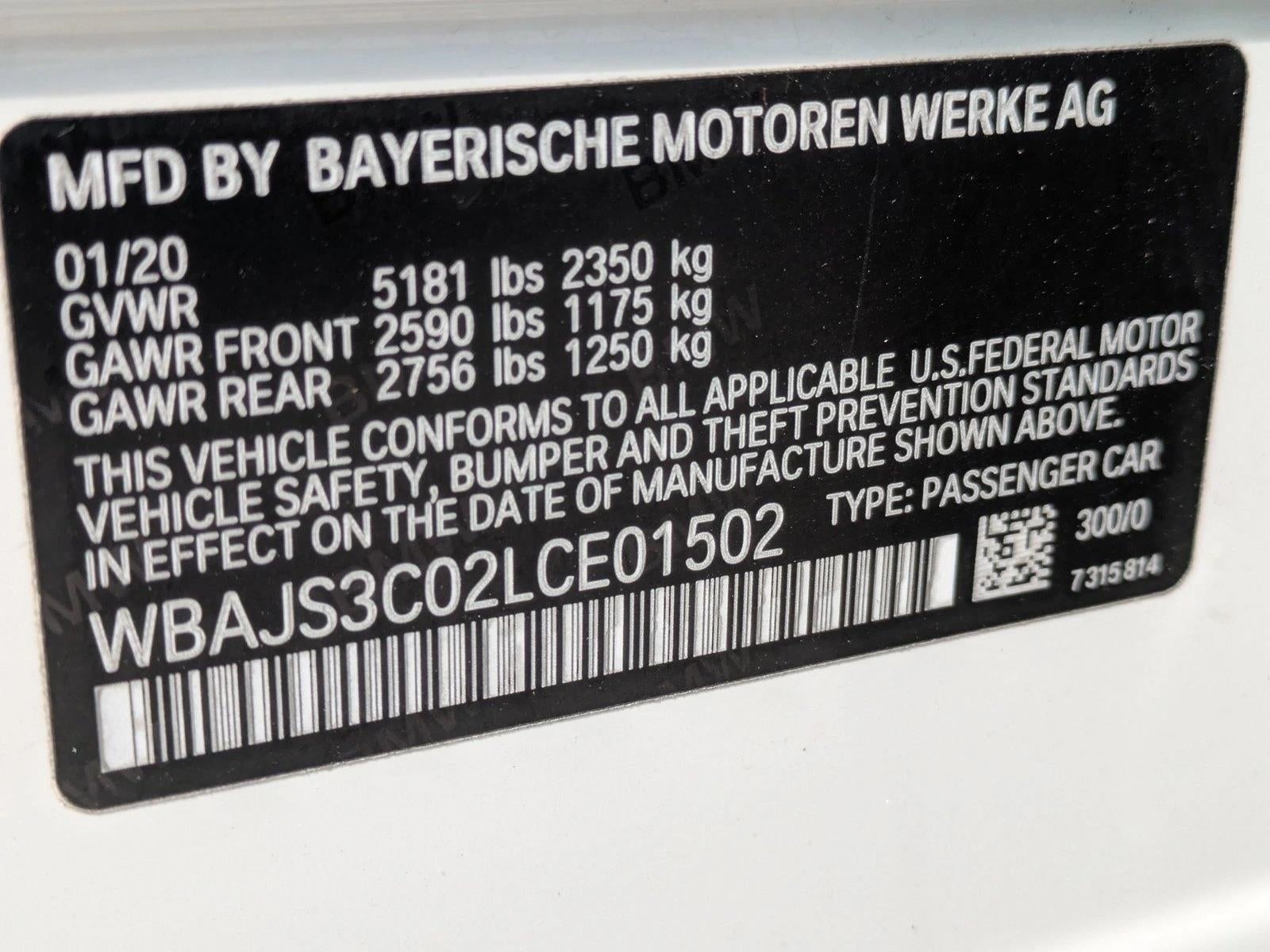 2020 BMW 540i xDrive Sedan