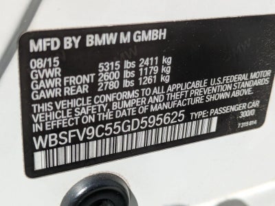 2016 BMW M5 M5 Sedan