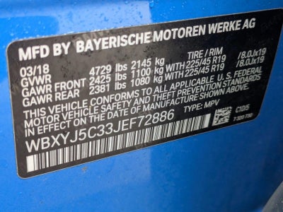 2018 BMW X2 xDrive28i Sports Activity Coupe