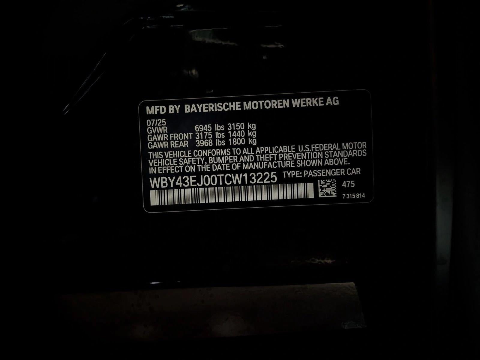 2026 BMW i7 eDrive50 Sedan