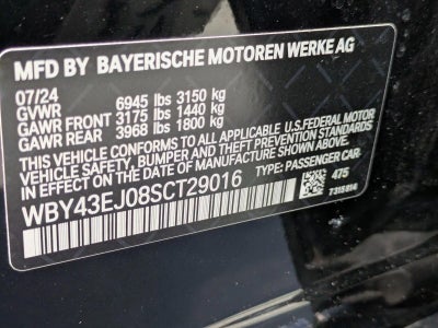 2025 BMW i7 eDrive50 Sedan