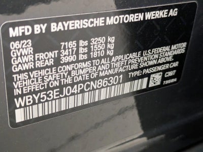 2023 BMW i7 xDrive60 Sedan