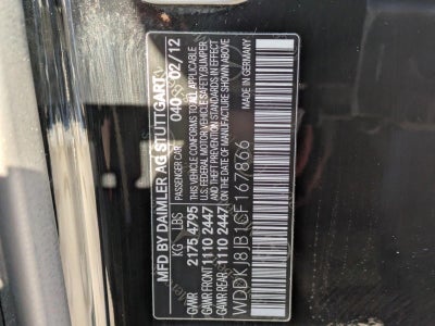 2012 Mercedes-Benz E-Class E 350 Coupe