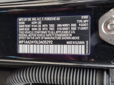 2020 Porsche Cayenne AWD