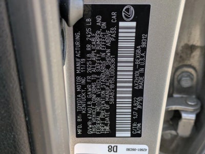 2020 Lexus ES 300h Luxury FWD