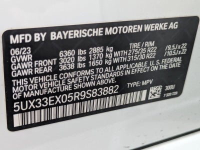 2024 BMW X6 xDrive40i Sports Activity Coupe
