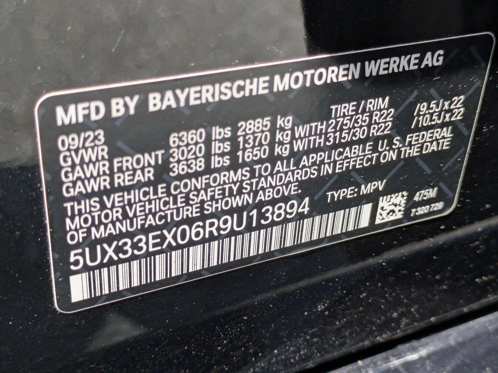 2024 BMW X6 xDrive40i Sports Activity Coupe