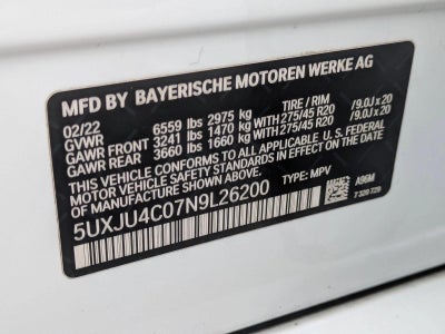 2022 BMW X5 M50i Sports Activity Vehicle