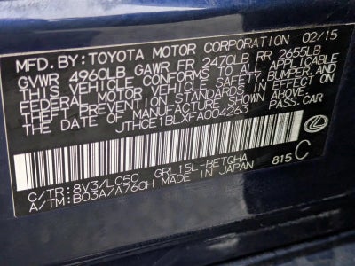 2015 Lexus GS 350 4dr Sdn AWD