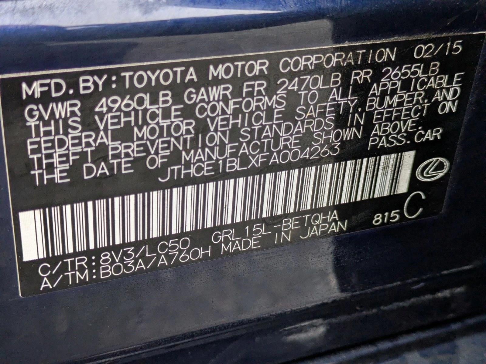 2015 Lexus GS 350 4dr Sdn AWD