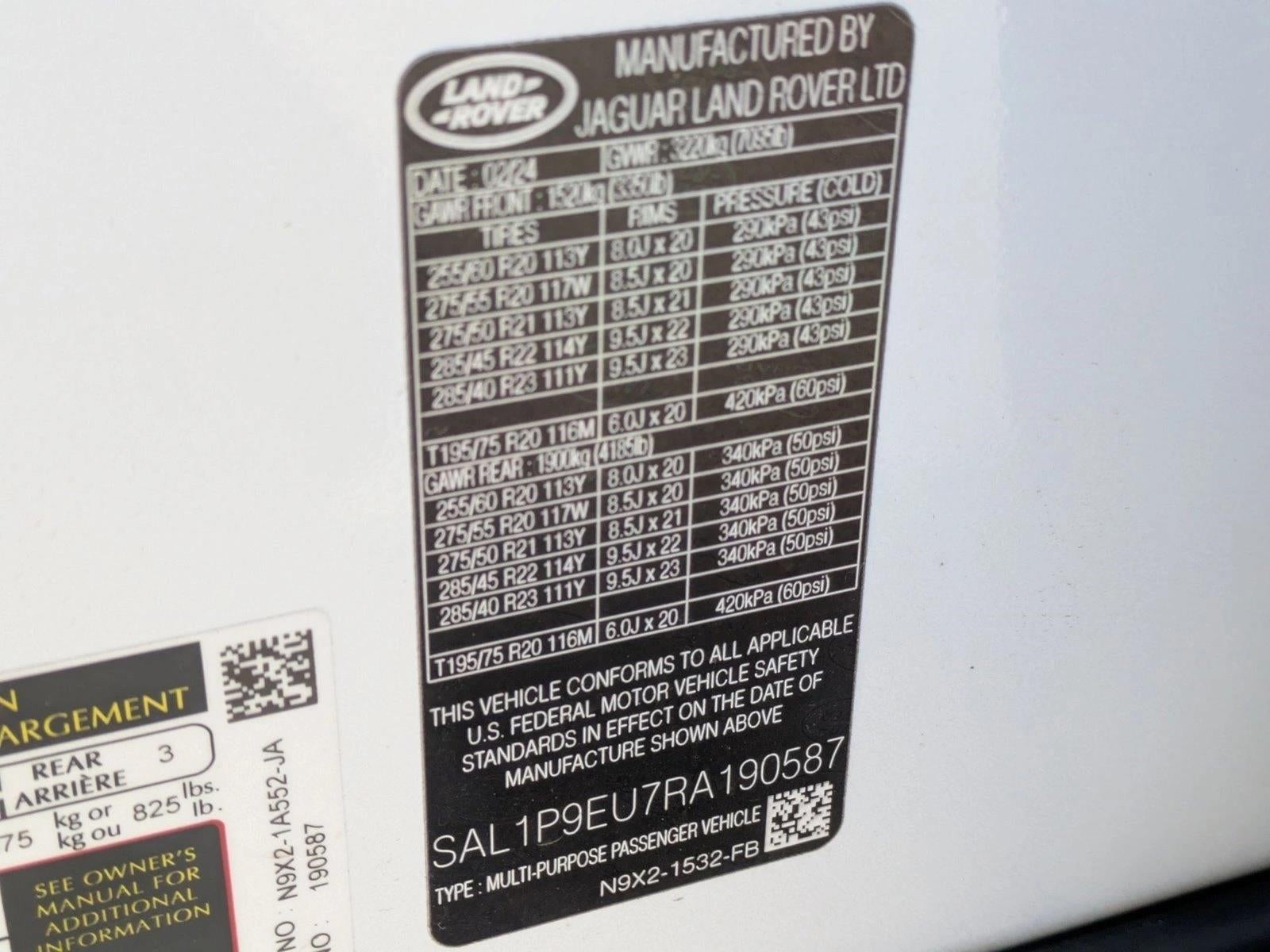 2024 Land Rover Range Rover Sport P360 SE