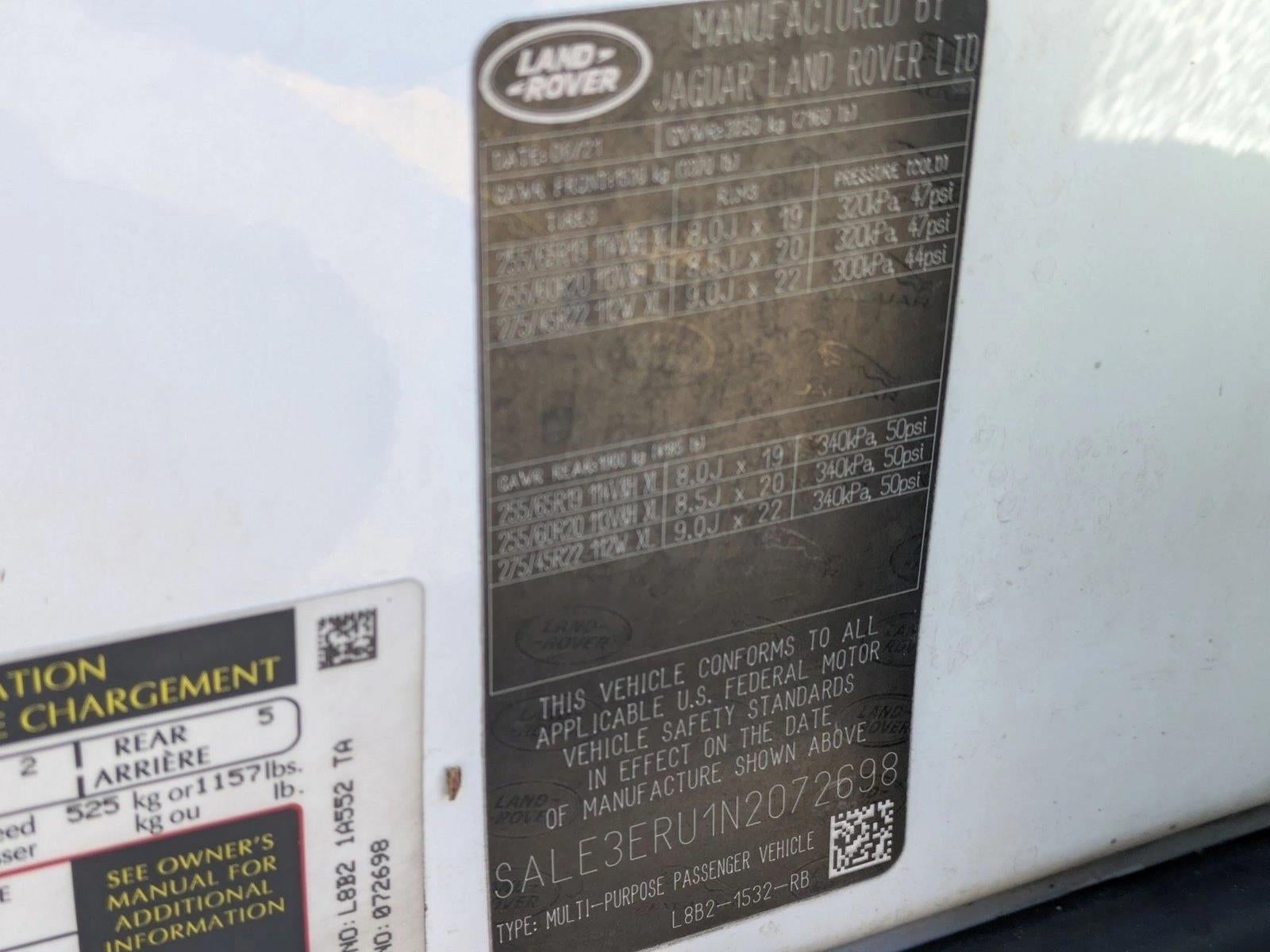 2022 Land Rover Defender 110 X-Dynamic HSE AWD