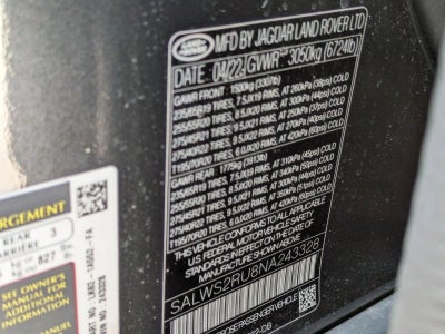 2022 Land Rover Range Rover Sport Turbo i6 MHEV HST