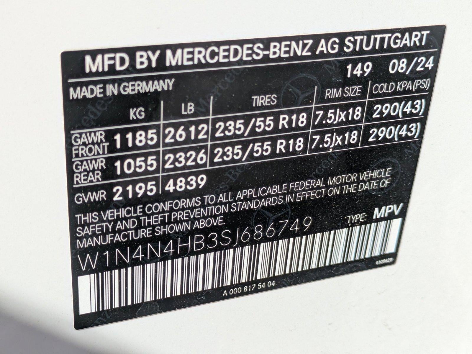 2025 Mercedes-Benz GLA GLA 250 4MATIC® SUV