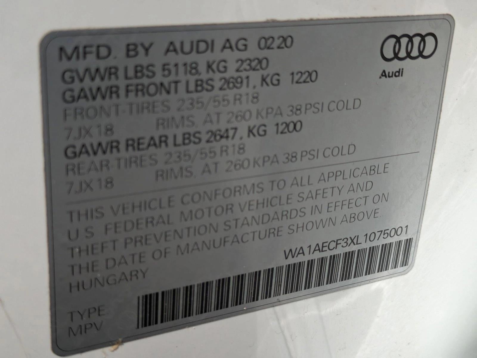 2020 Audi Q3 Premium 45 TFSI quattro