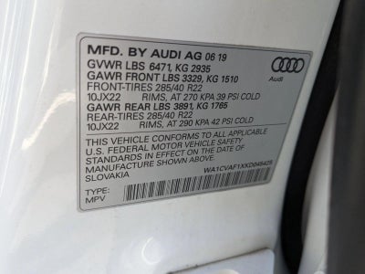 2019 Audi Q8 Prestige 55 TFSI quattro